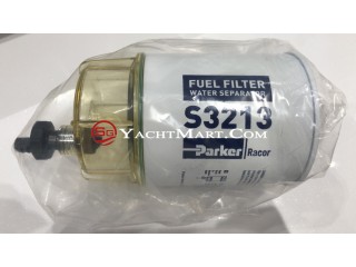 Parker Racor Fuel Filter Water Separator with Clear Bowl S3213